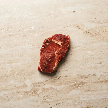 Halal Rib-Eye-Steak vom Rind, fein marmoriert, von Reinweide